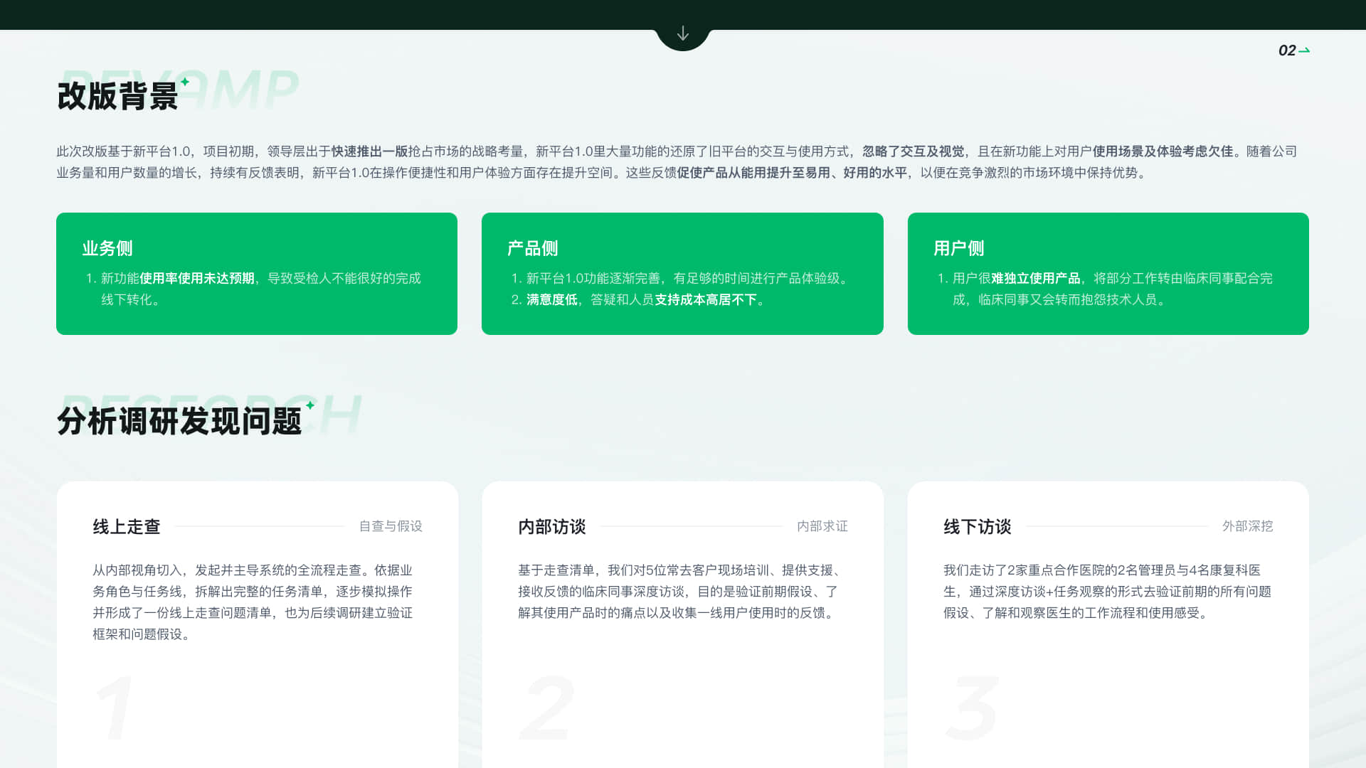 改版背景与问题分析